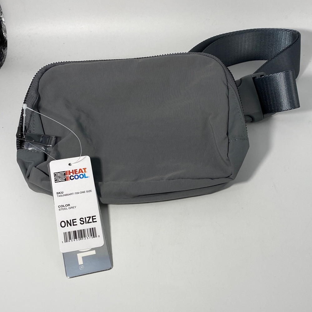 32 Degrees Grey Belt Bag OS NWT